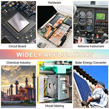 Therwen 4 Pieces Copper Sheets Copper Plates Metal for Crafts, 12 x 12 inch, 24 Gauge (0.5mm) Thickness, No Scratches, Pure Copper Sheet for Jewelry, Repairs, Electrical