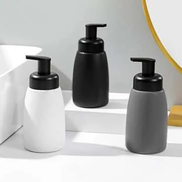Elegant Ceramic Foaming Soap Dispenser for Home