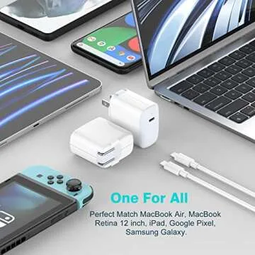 30W Fast Charging USB C Charger for iPad Pro and More