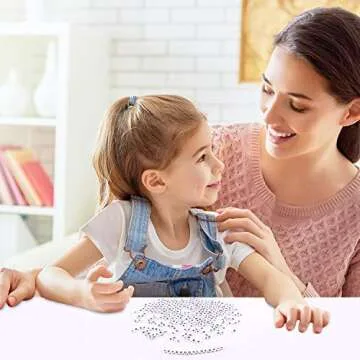 FEPITO 1800pcs DIY Alphabet & Number Beads Set for Crafts