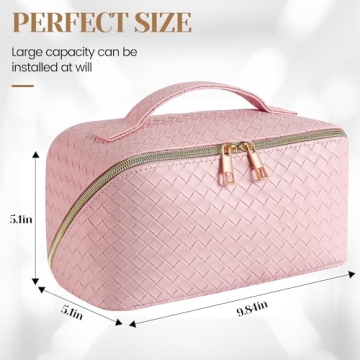 SFXULIX Waterproof Travel Makeup Bag - Large Capacity & Stylish