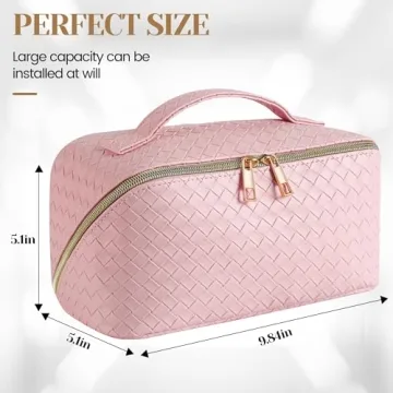 SFXULIX Waterproof Travel Makeup Bag - Large Capacity & Stylish