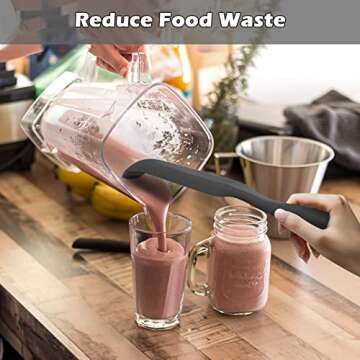 Silicone Blender Spatula, Slim Blade Scraper Accessory Designed for Vitamix Blender Blades1