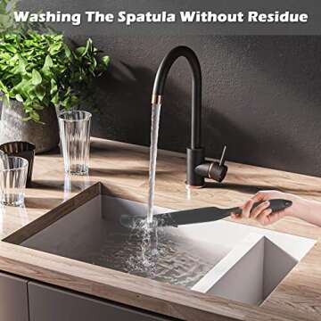 Silicone Blender Spatula, Slim Blade Scraper Accessory Designed for Vitamix Blender Blades1