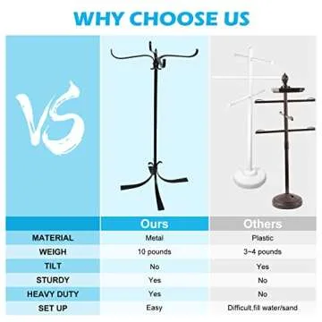 Sinyzope Metal Heavy Duty Towel Rack for Pool & Spa