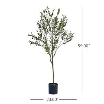 Christopher Knight Home 313746 Artificial Plants, 5' x 2', Green