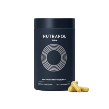 Nutrafol Men's Hair Growth Supplements - Clinically Tested for Thicker Hair
