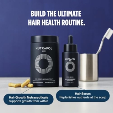 Nutrafol Men's Hair Growth Supplements for Thicker Hair