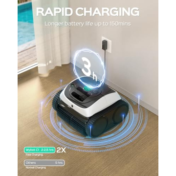 WYBOT C1 Cordless Robotic Pool Cleaner for Effortless Cleaning