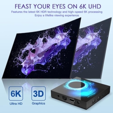 EASYTONE Android TV Box 2024 - 4K Streaming Made Easy