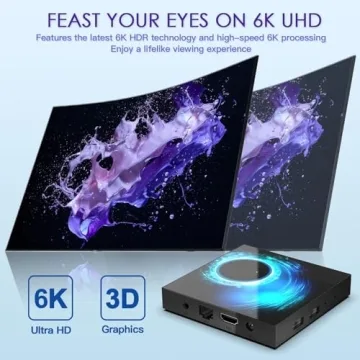 EASYTONE Android TV Box 2024 - 4K Streaming Made Easy