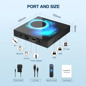 EASYTONE Android TV Box 2024 - 4K Streaming Made Easy