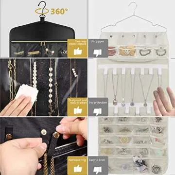 Stylish CHICECO Jewelry Holder Organizer for Travel