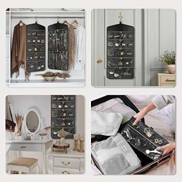 Stylish CHICECO Jewelry Holder Organizer for Travel