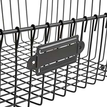 Spectrum Diversified Vintage Living™ Large Stacking Basket for Home Storage and Organization