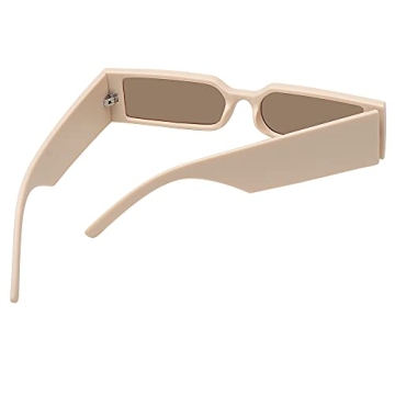 Retro 90s Rectangle Sunglasses for Trendy Chic Styles