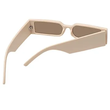Retro 90s Rectangle Sunglasses for Trendy Chic Styles