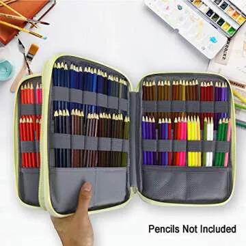 YOUSHARES 192 Slots Large Capacity Pencil Case