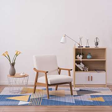 HIKTY LIYUEUS Beige Armchair Set of 2 - Modern Accent