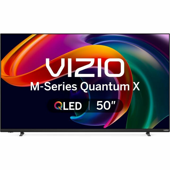 VIZIO 50-inch MQX-Series 4K 120Hz QLED HDR10+ Smart TV with Dolby Vision, Active Full Array, 240Hz @ 1080p PC Gaming, WiFi 6E, Apple AirPlay, Chromecast Built-in, M50QXM-K01, 2023 Model