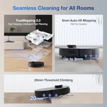 ECOVACS DEEBOT T30S AI Robot Vacuum with Mop Technology
