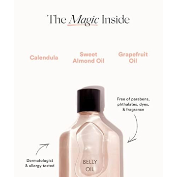 HATCH Vegan Belly Oil Quick-Drying Pregnancy Skin Support