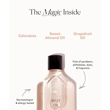 HATCH Vegan Belly Oil Quick-Drying Pregnancy Skin Support