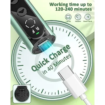 SENIGNOL Electric Cordless Nail Drill for Home Manicure