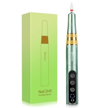 SENIGNOL Electric Cordless Nail Drill for Home Manicure