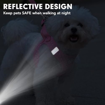 BINGPET No Pull Reflective Vest Harness for Puppies Cats