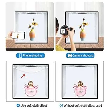 Professional Photo Light Box 16x16 - Portable & Adjustable