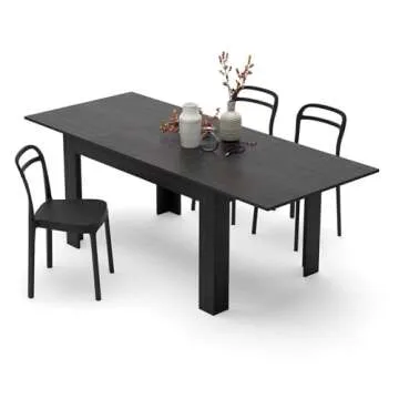 Mobili Fiver Easy Extendable Dining Table for 6-8 People
