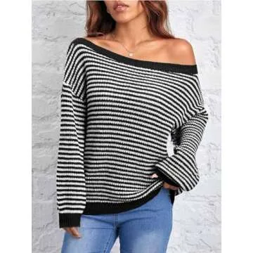 ZAFUL Women Off Shoulder Sweater for Every Occasion