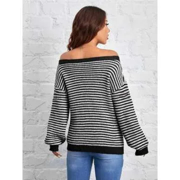 ZAFUL Women Off Shoulder Sweater for Every Occasion
