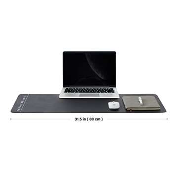 Cork Desk Mat - Dual-Sided Desk Pad for Office and Home - Desk Organization and Accessories - Ideal ...