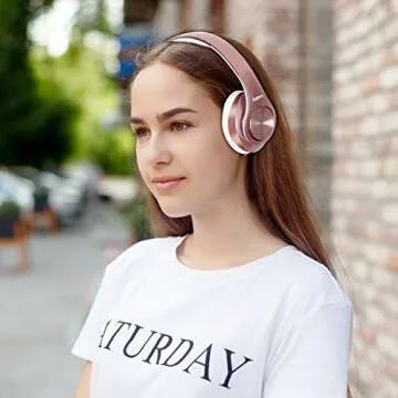 TUINYO Bluetooth Headphones - 40H Playtime, Over-Ear Wireless