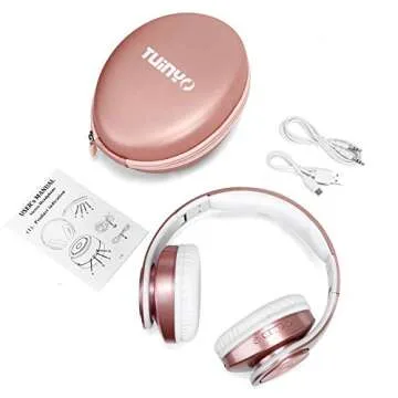 TUINYO Bluetooth Headphones - 40H Playtime, Over-Ear Wireless