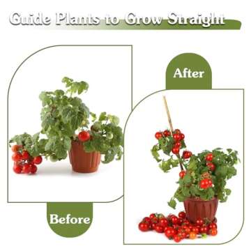 Natural Bamboo Plant Stakes for Indoor and Outdoor Use