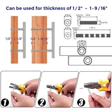 Ravinte 24 Pack | 6" Cabinet Pulls Brushed Nickel Stainless Steel Kitchen Cupboard Drawer Pulls Cabinet Handles 6 Inch Length，3-1/2 Inch Hole Center with Mounting