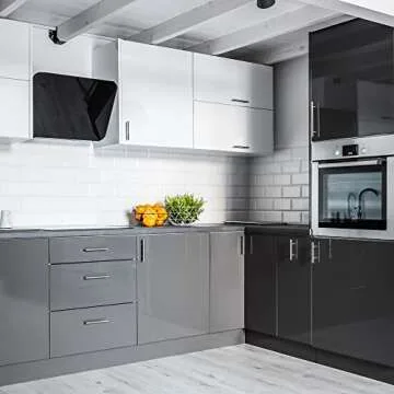 Ravinte 24 Pack | 6" Cabinet Pulls Brushed Nickel Stainless Steel Kitchen Cupboard Drawer Pulls Cabinet Handles 6 Inch Length，3-1/2 Inch Hole Center with Mounting