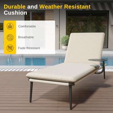 Adjustable Outdoor Chaise Lounge - EAST OAK 2024
