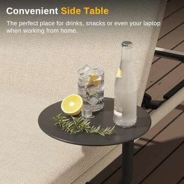 Adjustable Outdoor Chaise Lounge - EAST OAK 2024