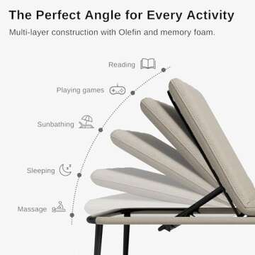 Adjustable Outdoor Chaise Lounge - EAST OAK 2024