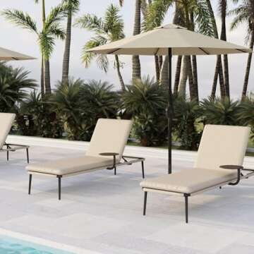 Adjustable Outdoor Chaise Lounge - EAST OAK 2024