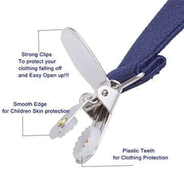 AWAYTR Adjustable Suspenders for Kids & Adults - Versatile!