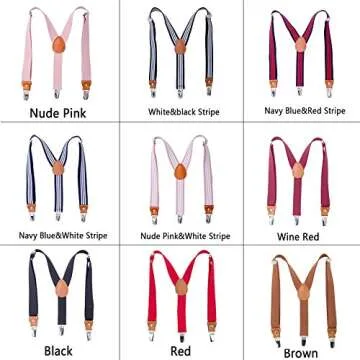 AWAYTR Adjustable Suspenders for Kids & Adults - Versatile!