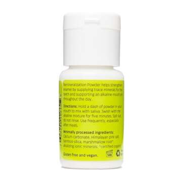Uncle Harry's Unscented Remineralization Powder | All Natural Enamel Support for Sensitive Teeth | Powder for Strong Enamel (1 oz)