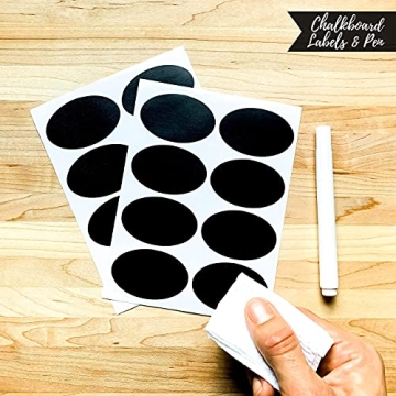 Large Glass Spice Jars with Bamboo Airtight Lids 7oz