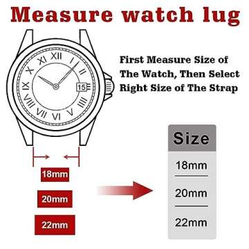 Ritche Christmas Gift 22mm Silicone Watch Band Compatible with Samsung Galaxy Watch 3 (45mm) Samsung Gear S3 Classic Watch Quick Release Rubber Watch Bands for Men Women, White Elephant Gifts, Stocking Stuffers for Men