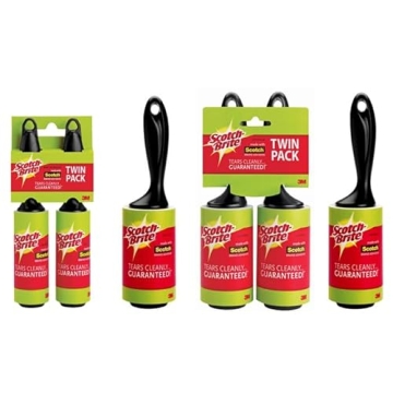 Portable Scotch-Brite Mini Lint Roller for Effective Cleaning